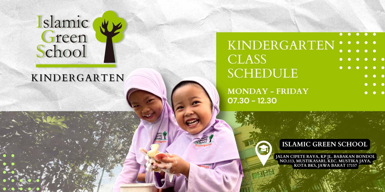 KINDERGARTEN - PRIMARY SCHEDULE CLASS